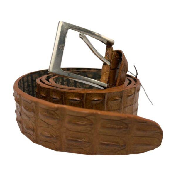 Tan Crocodile Belt