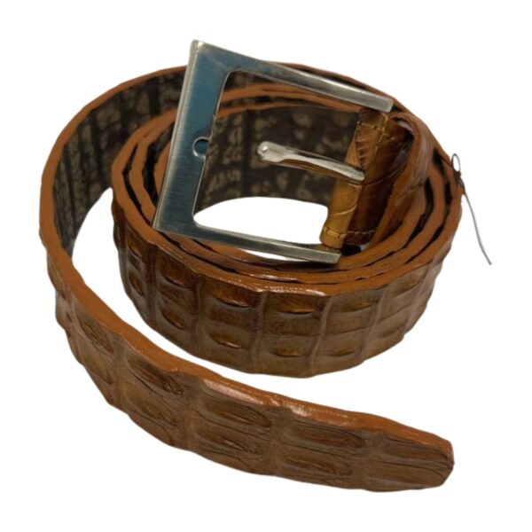 Tan Crocodile Belt - Image 2