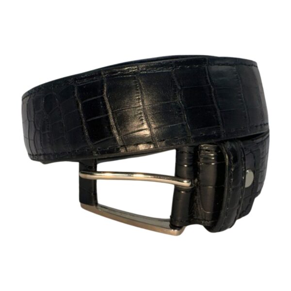 Black Crocodile Belt