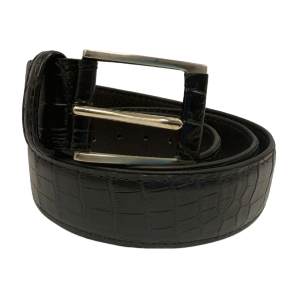 Black Crocodile Belt - Image 3